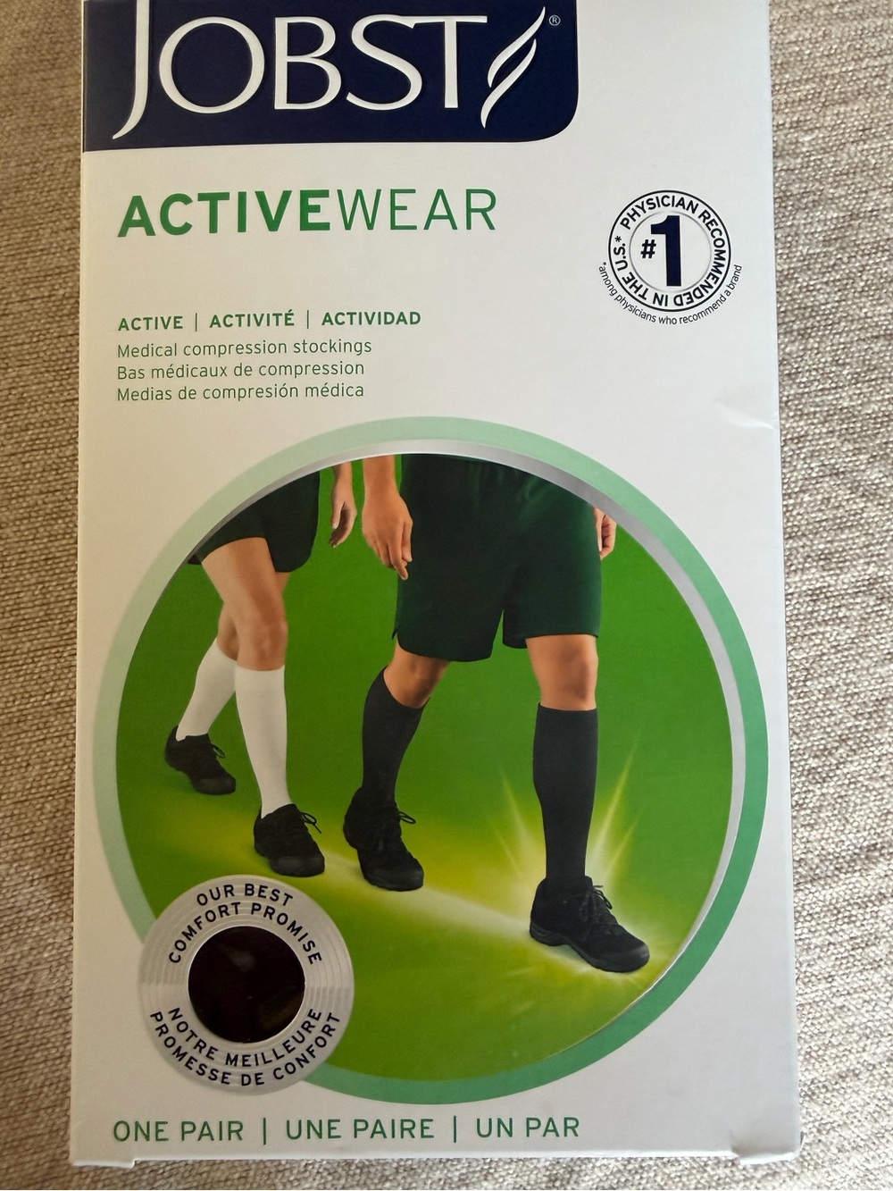 Men’s Black compression socks